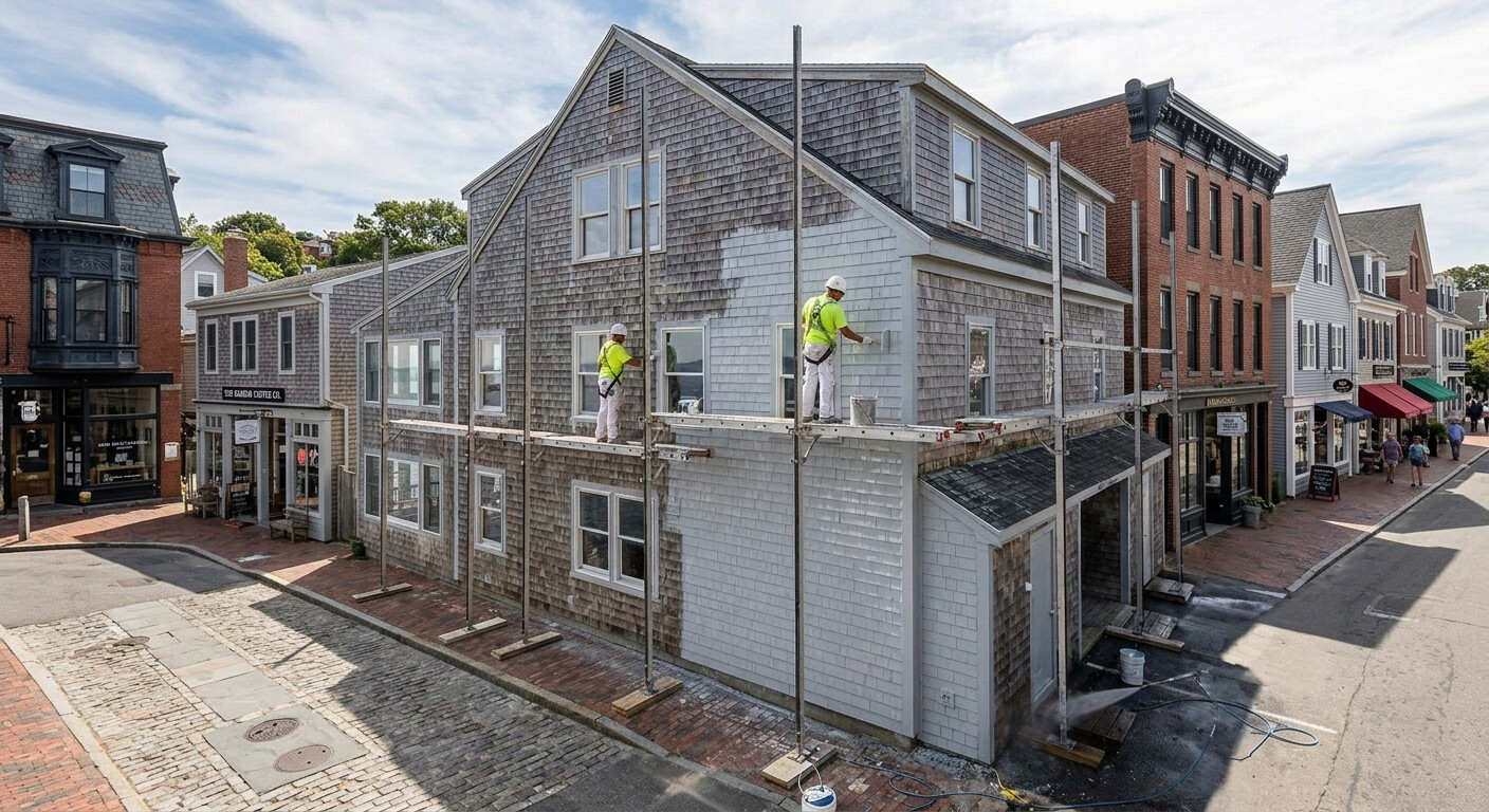 How Mid Coast Commercial Buildings Stay Looking Fresh With Paint