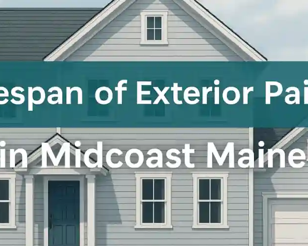 Lifespan of Exterior Paint in Midcoast Maine